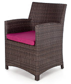 Chaises en osier synthétique Ada