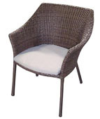 Chaises en osier synthétique Maya