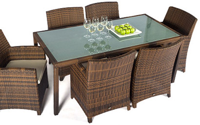 Picture of 6 Person Dining Table With Chairs