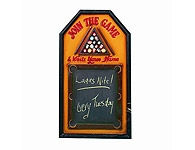 Billiard Wall Decor Accessory Chalkboard - Join The Game