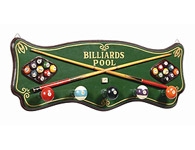 Billiard Wall Decor Accessory Billiards Coat Rack