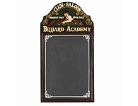 Billiard Wall Decor Accessory Billiard Academy Chalkboard
