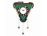 Billiard Wall Decor Accessory Billiards Clock
