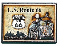 Billiard Wall Decor Accessory Route 66