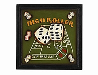 Billiard Wall Decor Accessory High Roller