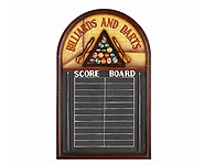 Billiard Wall Decor Accessory Billiards and Darts Chalkboard