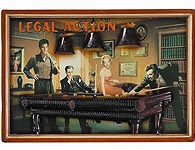 Billiard Wall Decor Accessory Legal Action