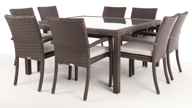 Table patio 8 personnes