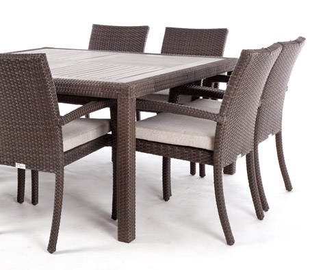 Nico 8 Square Dining Table (Wood Composite)